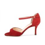 Madame Pivot - Sophie - Suede red/black